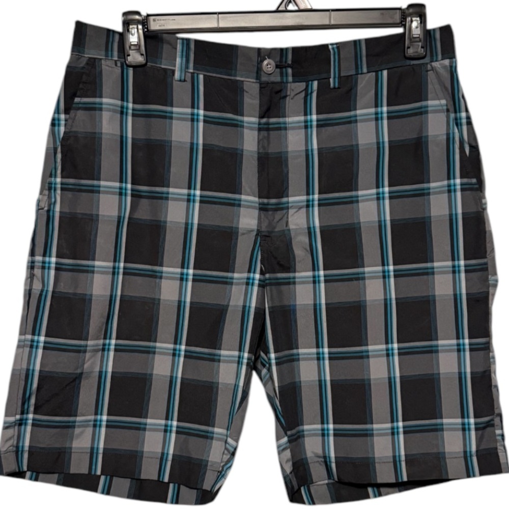 Hogan Blue and Gray Athletic Shorts